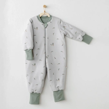 Andywawa Ac26010 Mummy S Snuggle Saurus Uyku Tulumu 2,5 Tog Green