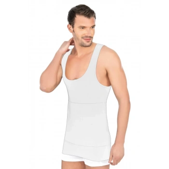 Beyaz  1400 Modal Cotton Erkek Atlet Korse