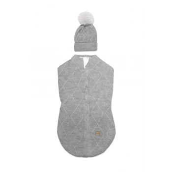 Bistyle Baby İn Swadding Triko Kundak 75108 Gri