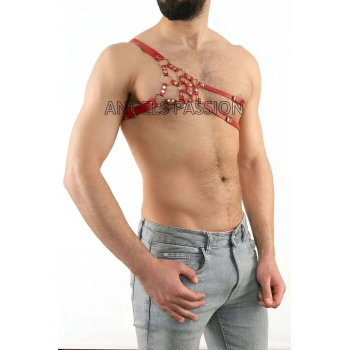 Erkek  Deri Omuz Harness, Tek Omuz Harness - Brfm14