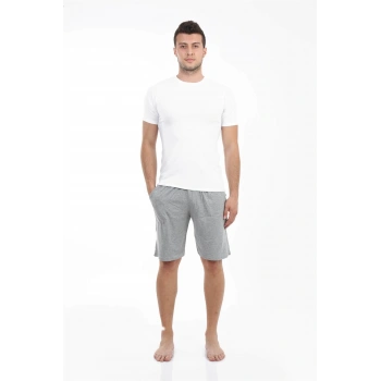 Giyim ERKEK CEPLİ PAMUK ŞORT GRİ