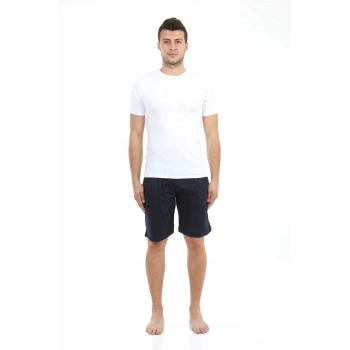 Giyim ERKEK CEPLİ PAMUK ŞORT LACİVERT