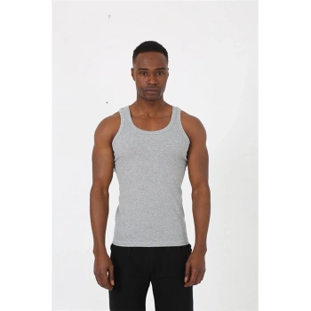 Giyim ERKEK GRİ SPORCU RİBANA ATLET