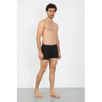 Giyim ERKEK PAMUK LİKRALI BOXER SİYAH
