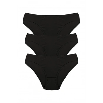 Giyim KADIN 3LÜ KÜLOT SİYAH