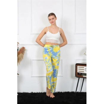 Giyim KADIN PAMUKLU ALT PİJAMA SARI