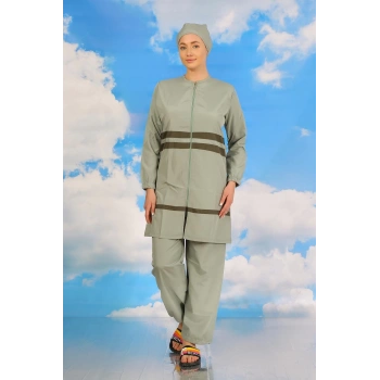 Giyim KADIN TAM TESETTÜR MAYO SU YEŞİLİ