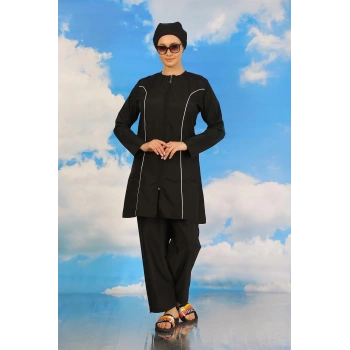 Giyim KADIN TAM TESETTÜR SİYAH MAYO