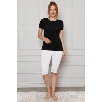 Giyim PENYE LİKRALI DİZ ÜSTÜ TAYT BEYAZ