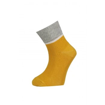 Kısa Soket Çorap  Hardal