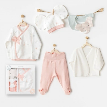 Love Family 5li Hastane Çıkış Seti Ekru