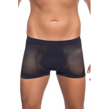Siyah  2106 Fileli Soft Erkek Boxer