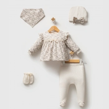 Tongs Baby Little Honey 5li Hastane Çıkışı 5632 Ekru