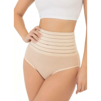 Under Moda Kadın  Ten Rengi Korse Külot Takımı