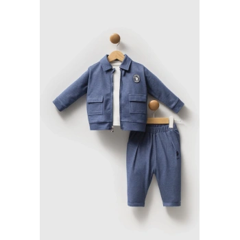 U.s. Polo Assn 3lü Takım Usb2597 Mavi