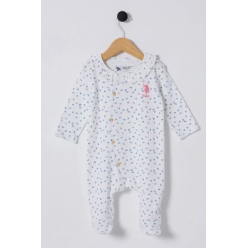 U.s Polo Bebek Tulum Usb2435 Beyaz,mavi
