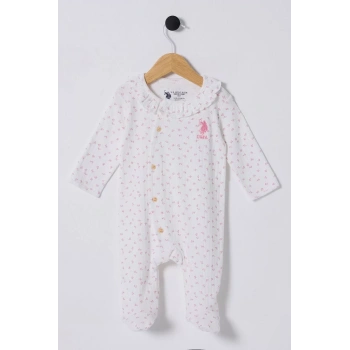 U.s Polo Bebek Tulum Usb2435 Beyaz,pembe