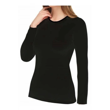 1273 Sıfır Yaka Uzun Kollu Badi Atlet