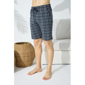 196 Erkek  Ekose Tek Şort