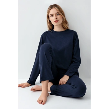 Arnetta 3407-s Kadın Uzun Kol Pijama Takım
