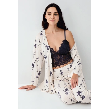 Arnetta 3414-s Kadın 3lü Pijama Takımı