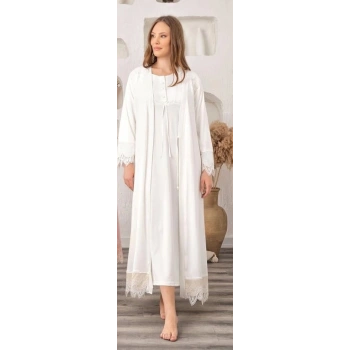 Bone 5933 Mikro Müslim Lohusa Gecelik Sabahlık Takım