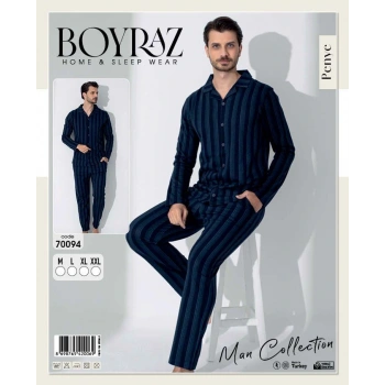 Boyraz 70094 Erkek Uzun Kol Penye Pijama Takımı