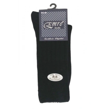 Emre Erkek  Lastiksiz Diyabetik Yün Çorap