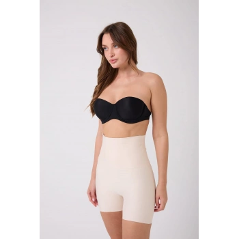 Freshness 1007 Lazer Kesim Silikonlu Yüksek Bel Şort Korse