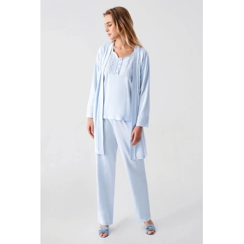 Freshness 321 Kadın Sabahlıklı Pijama Takımı
