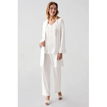 Freshness 321 Kadın Sabahlıklı Pijama Takımı