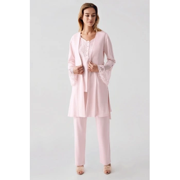 Freshness 322 Kadın Sabahlıklı Pijama Takımı