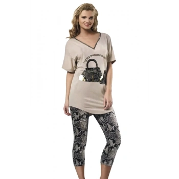 Hmd Kadın Baskılı Tayt Takım 60002