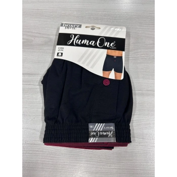Huma One Erkek Havlu Bel Düz Boxer Battal Boy 3xl Siyah Renk