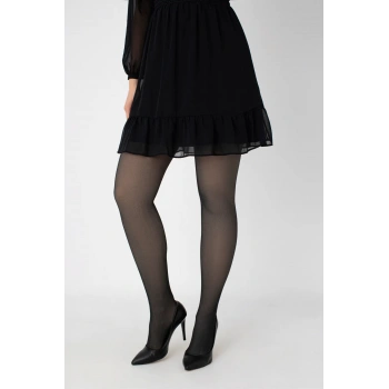 Kadın Peluş Tayt Yüksek Bel Kışlık Termal Kadın Külotlu Çorap Ten Rengi Görünümlü