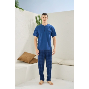 Kocabey 2118 Midi Yaka Pijama Takım