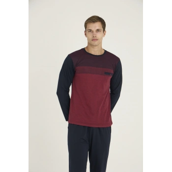 Kocabey 9217 Erkek O.yaka Flato Cepli Pijama Takım