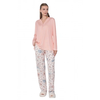 Limissi Desenli Malisa Pijama Takımı 24408