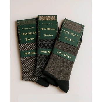 Missbella Bambu Desenli Erkek Çorap 10 Adet