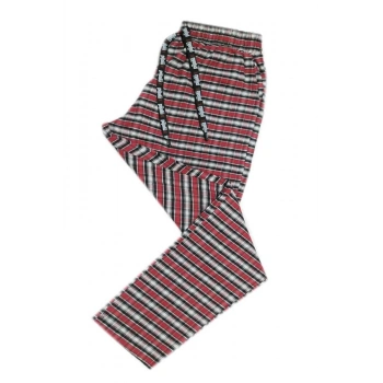 Pijalüx Erkek  Kareli Poplin Cepli Alt Pijama