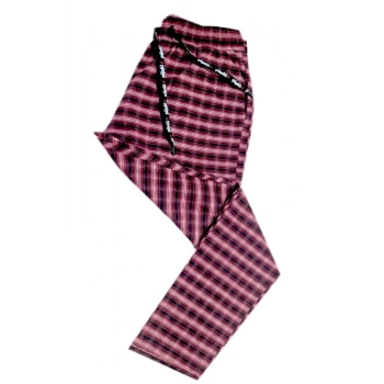 Pijalüx Erkek  Kareli Poplin Cepli Alt Pijama