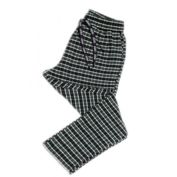 Pijalüx Erkek  Kareli Poplin Cepli Alt Pijama