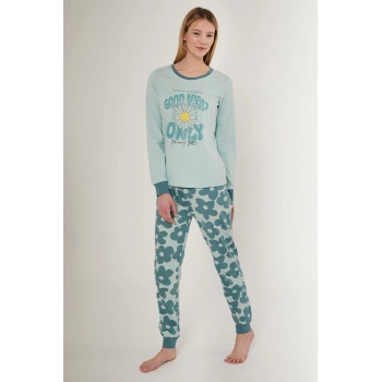 Roly Poly 3247-s Kadın Uzun Kol Pijama Takımı