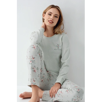 Rolypoly 3703-s Kadın Uzun Kol Pijama Takım