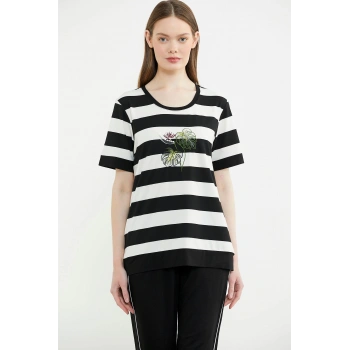 Sementa 76476 Rahat Kalıp Çizgili Pantolon Takım