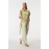 Anıl 11421 Kadın Sabahlık, Atlet Ve Pantolon Takım