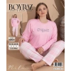 Boyraz 20741 Kadın Battal Uzun Kol Pijama Takımı