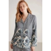 Nautıca W617 Kadın Uzun Kollu Önden Düğmeli Pijama Takımı