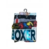 Star 105 Desenli Jakar Erkek  3lü Kemer Boxer