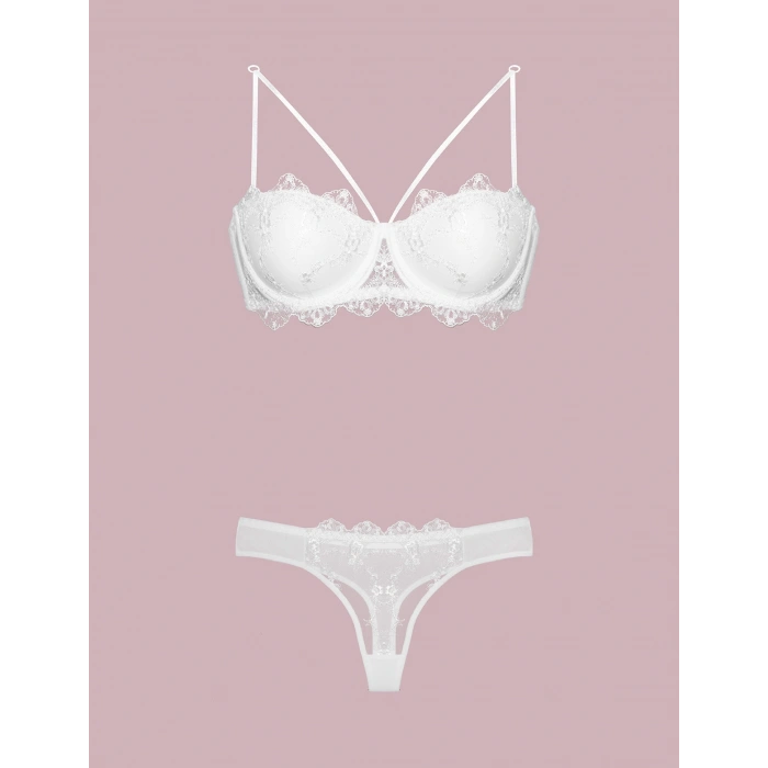 4591 Destekli Dantelli Sütyen Takım